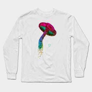 Psilocybe Mushroom 002 Long Sleeve T-Shirt